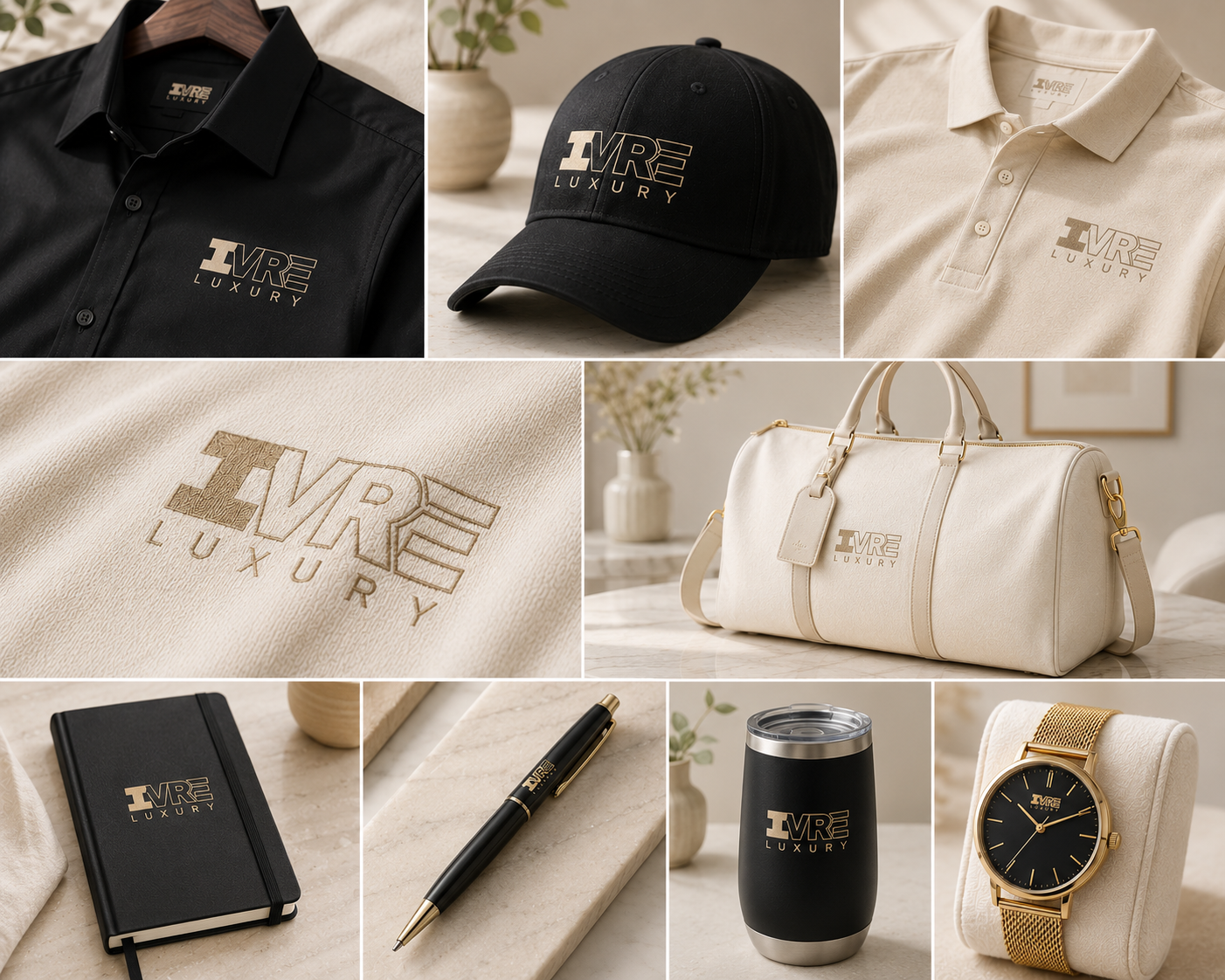 IVRE Luxury branded apparel, accessories, and gifts